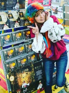 「sangacio（サンガッチョ）のアイテム」を使った、りゅん。さん（レディース・153cm）の春コーディネート