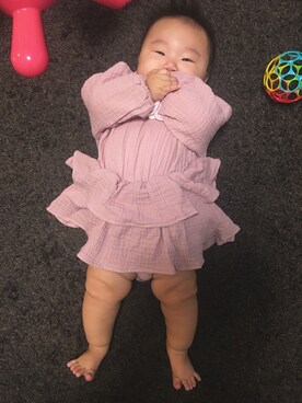 「アイテム（ワンピース/ドレス）」を使った、✴︎あやねまんじゅう✴︎さん（レディース・80cm）の秋コーディネート