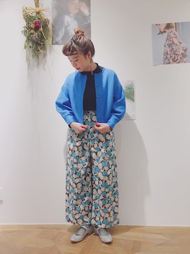 「Dot＆Stripes CHILD WOMAN（ドットアンドストライプス　チャイルドウーマン）のアイテム（パンプス）」を使った、kinさん（レディース・160cm）の冬コーディネート