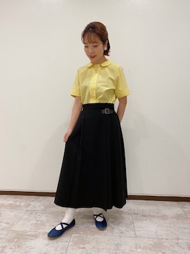 「CHILD WOMAN（チャイルドウーマン）のアイテム（スカート）」を使った、kinさん（レディース・153cm）の春コーディネート