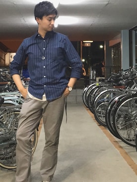 「アイテム（腕時計）」を使った、たいようさん（メンズ・171cm・20代）の夏コーディネート