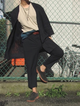 たいようさん（メンズ・171cm）の秋コーディネート