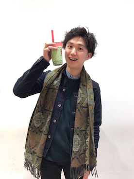 「HVC（エイチブイシー）のアイテム（ジャケット/アウター）」を使った、たいようさん（メンズ・171cm）の秋コーディネート