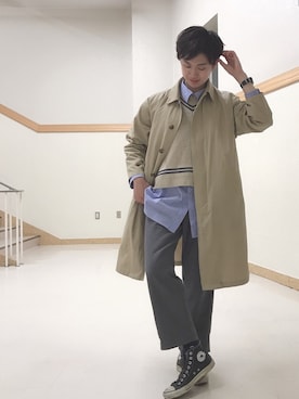 たいようさん(メンズ・171cm)の春コーディネート