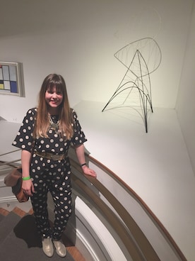 「Anthropologie（アンソロポロジー）のアイテム（サロペット/オーバーオール）」を使った、LBさん（レディース・160cm）の春コーディネート