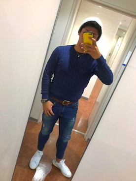 「Gc（ジーシー）のアイテム」を使った、Ⓜ︎さん（メンズ・176cm）の秋コーディネート