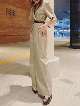 「Lily Brown」｜「アイテム（オールインワン・サロペット）」を使った、lily_mzk(mizuki)さん（レディース・156cm）の春コーディネート