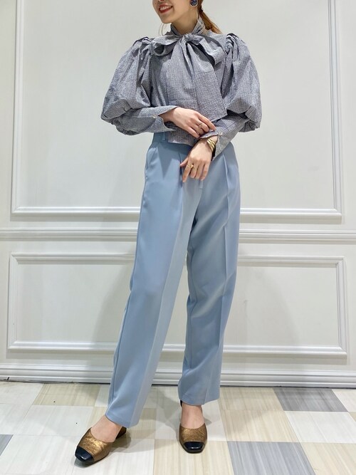 LILY BROWN（リリーブラウン）の「2wayパワショルブラウス（Tシャツ