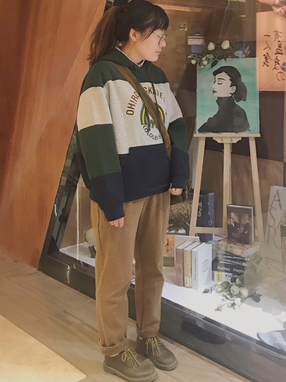 「Sunnyday」｜「ROLAのアイテム（ニット/セーター、その他）」を使った、caicaierlinさん（レディース・167cm）の春コーディネートの1枚目の写真