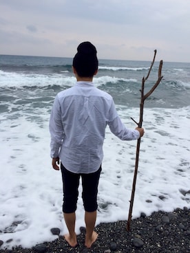 「RIPNDIP（リップンディップ）のアイテム（帽子）」を使った、j_jhongさん（メンズ・172cm）の夏コーディネート