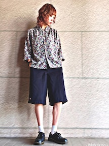 d.i.a. デニムショートパンツ ジッパーポケット付き Dickies（ディッキーズ）の「TCツイルファスナー付ショート