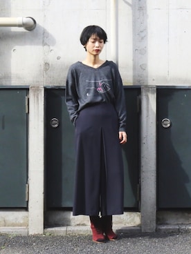 watanabe.さん（レディース・163cm）の冬コーディネート
