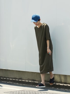 「FIL DE FER（フィルデフェール）のアイテム（ワンピース/ドレス）」を使った、watanabe.さん（レディース・163cm）の春コーディネート