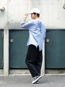 「コンバース オールスター」｜watanabe.さん（レディース・163cm）の夏コーディネート