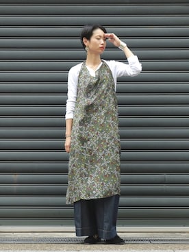 「FIL DE FER（フィルデフェール）のアイテム（パンツ）」を使った、watanabe.さん（レディース・163cm）の夏コーディネート