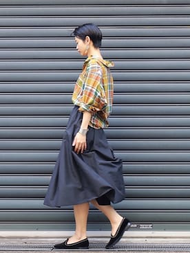 「FIL DE FER（フィルデフェール）のアイテム」を使った、watanabe.さん（レディース・163cm）の秋コーディネート