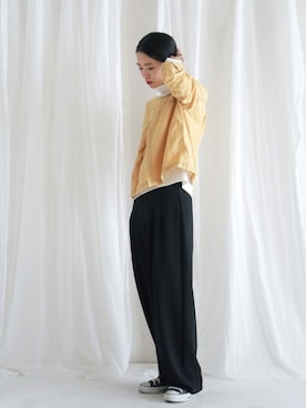 「コンバース オールスター」｜watanabe.さん（レディース・163cm）の秋コーディネート