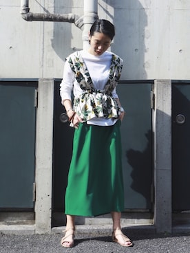 「FIL DE FER（フィルデフェール）のアイテム」を使った、watanabe.さん（レディース・163cm）の春コーディネート