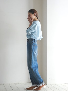 「FIL DE FER（フィルデフェール）のアイテム」を使った、watanabe.さん（レディース・163cm）の冬コーディネート