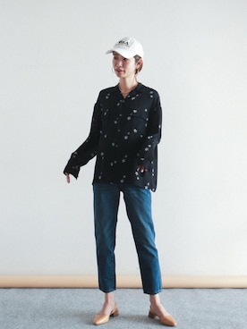 「FIL DE FER（フィルデフェール）のアイテム」を使った、watanabe.さん（レディース・163cm）の冬コーディネート