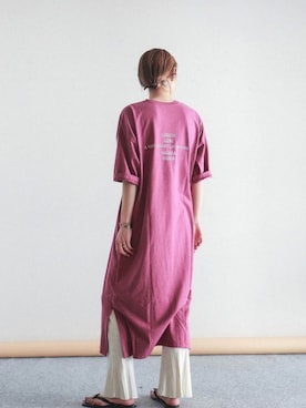 「FIL DE FER（フィルデフェール）のアイテム（ワンピース/ドレス）」を使った、watanabe.さん（レディース・163cm）の春コーディネート