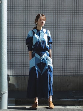「パッチワーク」｜watanabe.さん（レディース・163cm）の春コーディネート
