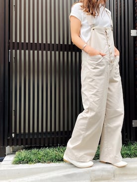 「ヤンチャ」｜「アイテム（オールインワン・サロペット）」を使った、wear159さん（レディース・158cm）の夏コーディネート