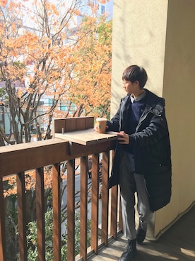 「bluebottlecoffee」｜Kさん（レディース・172cm）の春コーディネート