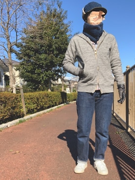 「Gloves（グローブス）のアイテム」を使った、Sheeta👖さん（レディース・157cm）の冬コーディネート
