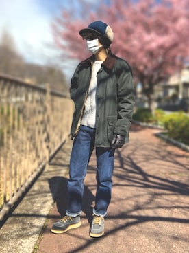 「Gloves（グローブス）のアイテム」を使った、Sheeta👖さん（レディース・157cm）の冬コーディネート
