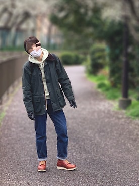 「Gloves（グローブス）のアイテム」を使った、Sheeta👖さん（レディース・157cm）の春コーディネート