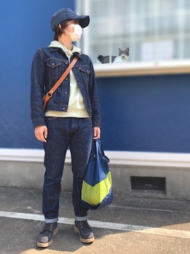 「CI-VA（チーバ）のアイテム」を使った、Sheeta👖さん（レディース・157cm）の春コーディネート