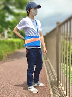 「ボーイッシュ」｜「アイテム（財布/小物）」を使った、Sheeta👖さん（レディース・157cm）の春コーディネート