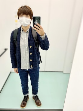 「Jackman（ジャックマン）のアイテム（ジャケット/アウター）」を使った、Sheeta👖さん（レディース・157cm）の秋コーディネート
