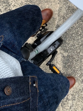 「鬼デニム（オニデニム）のアイテム」を使った、Sheeta👖さん（レディース・157cm）の秋コーディネート