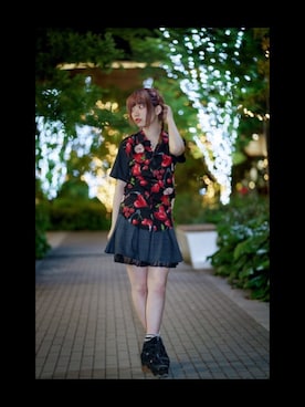 「VANQUISH」｜「アイテム（アクセサリー）」を使った、YUMIさん（レディース・161cm）の夏コーディネート