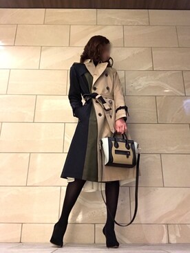 Guild Prime ギルドプライム のトレンチコートを使ったレディース人気ファッションコーディネート Wear