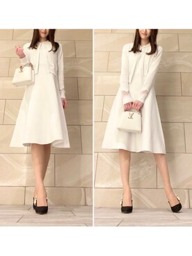 ワンピース ドレスを使った 真っ白 の人気ファッションコーディネート Wear ワンピース ドレスを使った 真っ白 の人気ファッションコーディネート Wear