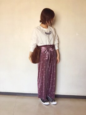 「U.Q（ユウキュウ）のアイテム」を使った、star☆さん（レディース・160cm）の秋コーディネート