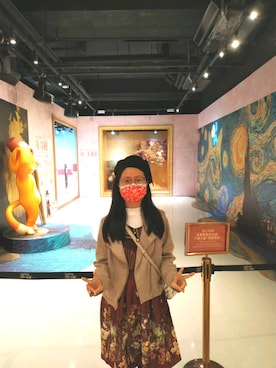 「axes femme（アクシーズファム）のアイテム（タンクトップ）」を使った、PeggyLiさん（レディース・155cm）の冬コーディネート