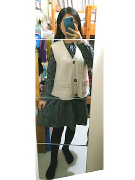 「Maple（メープル）のアイテム」を使った、PeggyLiさん（レディース・155cm）の冬コーディネート