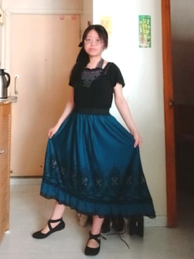 「SO（エスオー）のアイテム（バレエシューズ）」を使った、PeggyLiさん（レディース・155cm）の春コーディネート
