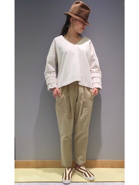 「collection PRIVEE?（コレクションプリヴェ）のアイテム」を使った、EXBYさん（レディース・162cm）の夏コーディネート