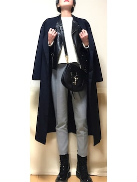 「BEATING HEART（ビーティングハート）のアイテム」を使った、haruharu0907さん（レディース・165cm）の冬コーディネート