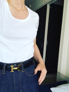 「THE SHINZONE（ザ　シンゾーン）のIVY JEANS（デニムパンツ）」を使った、haruharu0907さん（レディース・165cm）の夏コーディネート