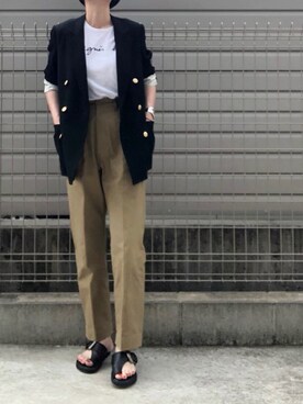 「UNION LAUNCH（ユニオンランチ）のアイテム」を使った、haruharu0907さん（レディース・165cm）の春コーディネート