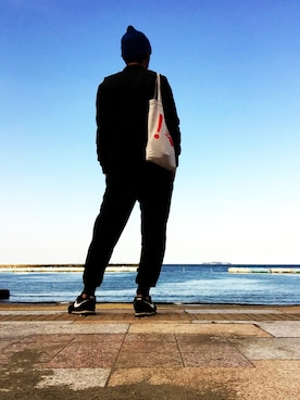 「AZUL by moussy（アズールバイマウジー）のアイテム（ベスト）」を使った、Nakaharaさん（メンズ・175cm）の春コーディネート