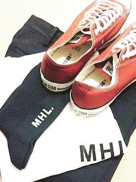 「MHL.」｜「アイテム（その他）」を使った、Nakaharaさん（メンズ・175cm）の夏コーディネート