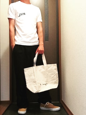 「ポケットＴシャツ」｜Nakaharaさん（メンズ・175cm）の夏コーディネート