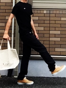 「agnes b.（アニエスベー）のアイテム（トートバッグ）」を使った、Nakaharaさん（メンズ・175cm）の夏コーディネート